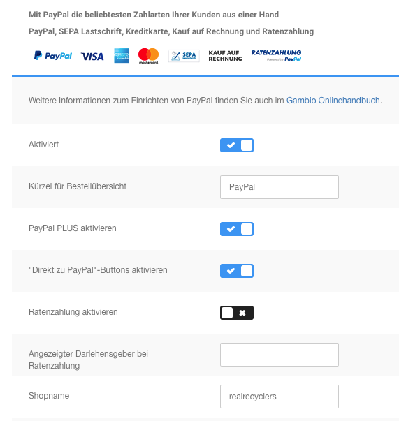 PayPal plus - Kauf auf Rechnung | Gambio Forum - Die ...